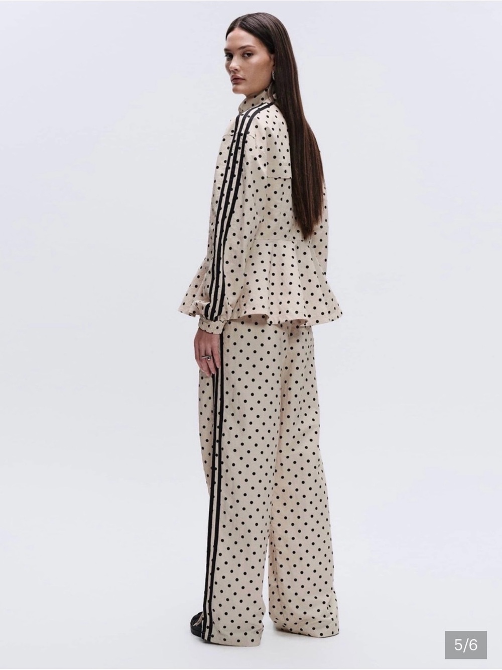 NWT adidas Originals x ASOS
Polka dot peplum track jacket/pant size X
LARGE